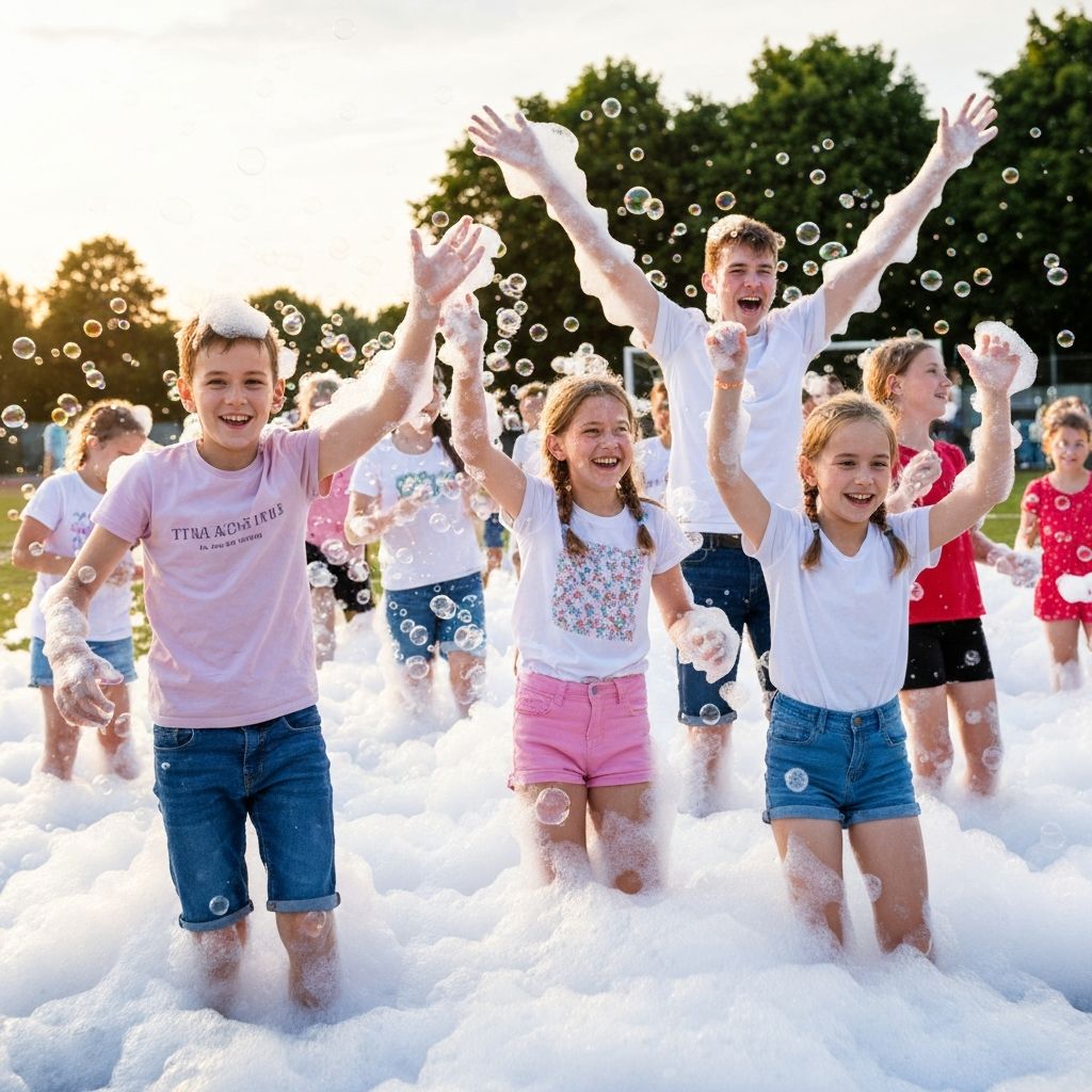 School foam event